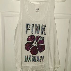 Victoria Secret PINK Hawaii cropped tank top